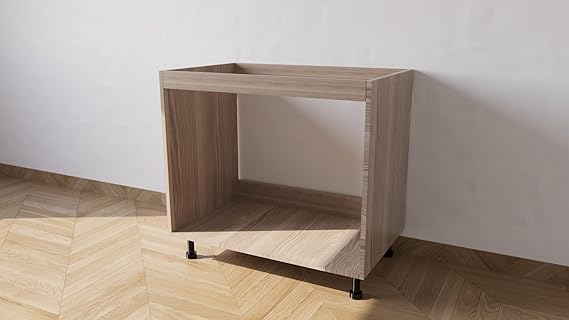 Base da lavello d appoggio con Le Seguenti Misure l=80 cm p=55 cm h=72 cm Colore Olmo con spedizione in Kit Senza Ante