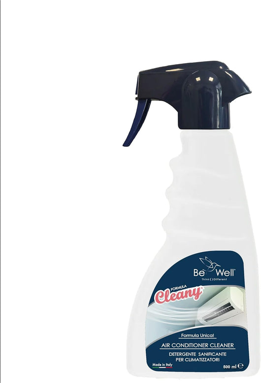 CLEANY Air Conditioner Detergente Antiodore Igienizzante Climatizzatori per Filtri e Componenti, Spray Condizionatori Igienizzante Azione Immediata, Pulisce a Fondo, Elimina i Cattivi Odori