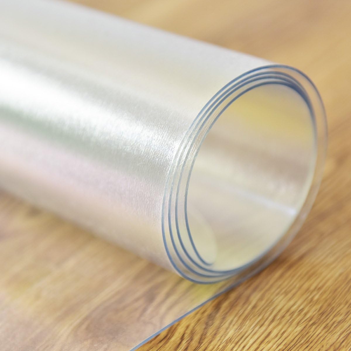 Tappetino Protezione Pavimento, Tappeto per Sedia da Ufficio in PVC Ecologico, Trasparente, 120 x 150 cm