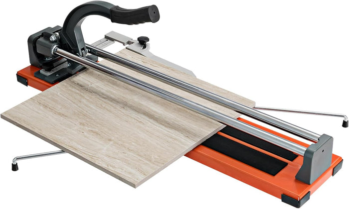 Tagliapiastrelle Manuale Professionale di 61 cm, diagonale di 40,5cm, con scala graduata Precisa rimovibile, rotella di taglio in carburo di tungsteno, per piastre di pavimento e soffitto