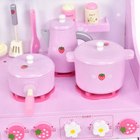 Giocattolo da Cucina per Bambini, Giocattolo Cucina a Tema Fragole, 63 x 30 x 60 cm