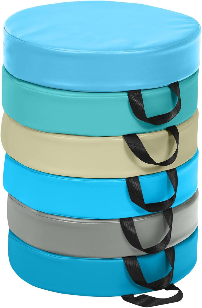 Tappeto per Bambini 6 Pezzi, Tappeto da Terra Cuscino Yoga Meditazione, per Camera da Letto e Salotto, Moderno 38x38x8cm