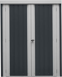 Casetta Big Box Da Giardino in acciaio galvanizzato, misura base 77x140 cm