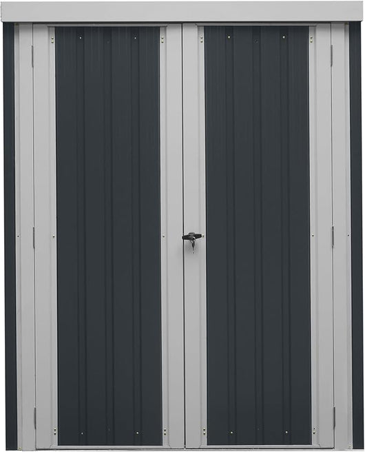 Casetta Big Box Da Giardino in acciaio galvanizzato, misura base 77x140 cm