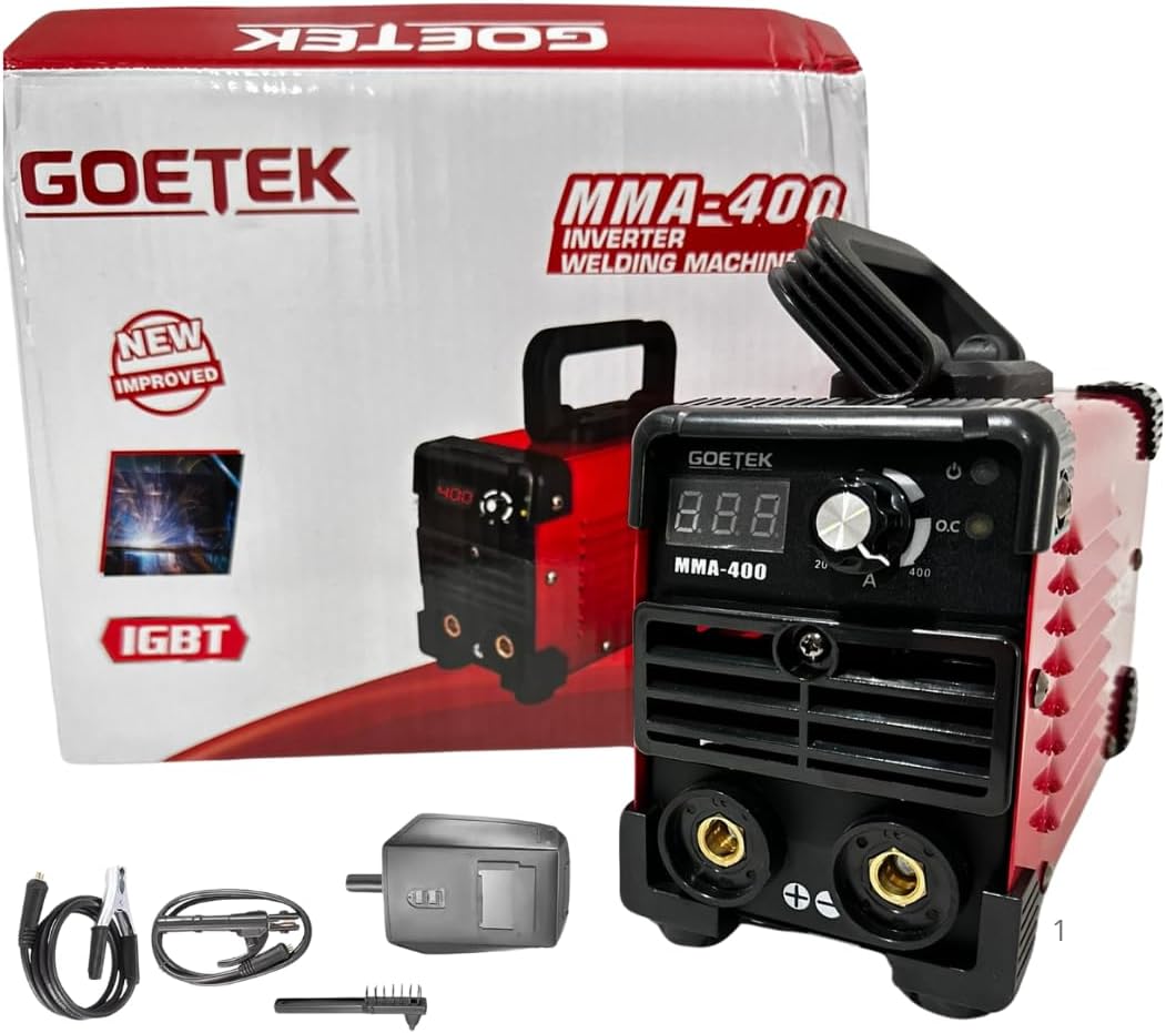 Mini Saldatrice Inverter MMA 400A Ultra Compatta | IGBT DC, VRD, Display LED