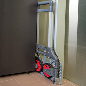 CARRELLO PORTAPACCHI SACCHI PALA PIEGHEVOLE PORTATA MAX 80Kg ALLUMINIO RIBIMEX