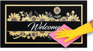 Zerbino Gomma Sostenibile 40X70 Antiscivolo Ingresso Interno Esterno Moderno Dis.K