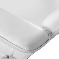 Poltrona da Massaggio, Lettino per Massaggio, Pieghevole e Reclinabile, Bianco