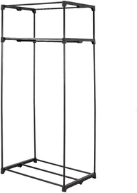 Armadio in Tessuto Armadio Cabina Pieghevole con Asta Appendiabiti, Vari Colori Disponibili, 75 x 50 x 170cm (caffè)