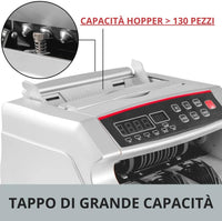 Conta Banconote, Macchina Conta Soldi Professional Con Rilevatore Di Banconote False