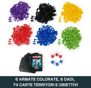 Editrice Giochi, Risiko, Giochi in Scatola, Risiko Classico Edizione 2023, Giochi di Società e Strategia per Famiglia e