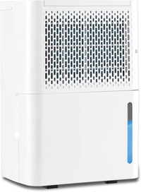 12L Deumidificatore per Casa, Silenzioso ed Efficiente con Modalità Continua/Asciugatura/Auto, Timer 24 Ore, Maniglia Portatile, Ideale per Cantine Bagno e Camere da Letto