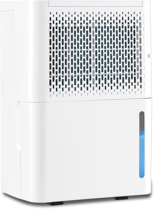 12L Deumidificatore per Casa, Silenzioso ed Efficiente con Modalità Continua/Asciugatura/Auto, Timer 24 Ore, Maniglia Portatile, Ideale per Cantine Bagno e Camere da Letto