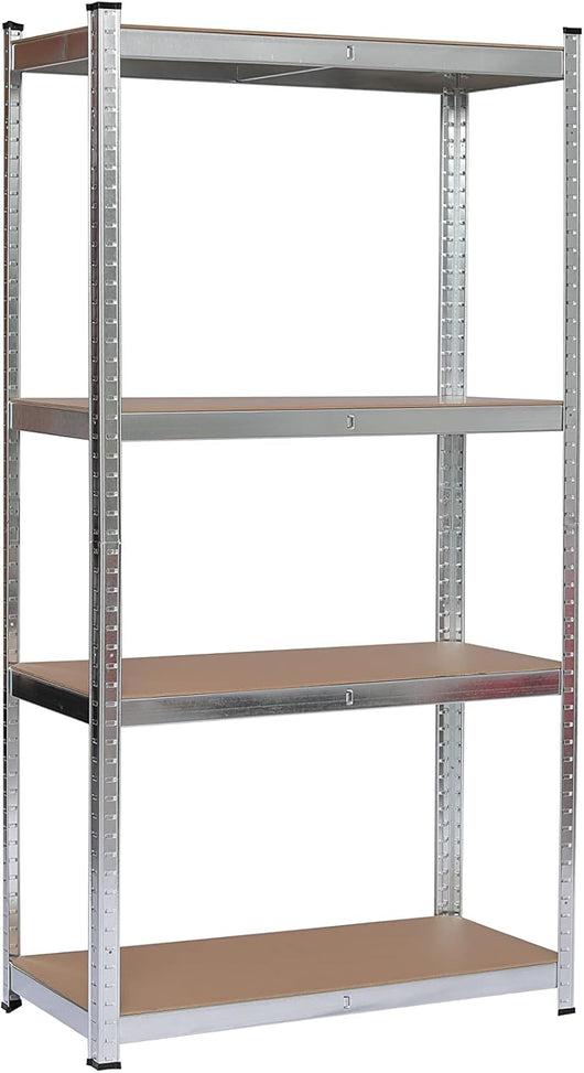 S1851045 - Scaffale in metallo e MDF 4 ripiani L. 120