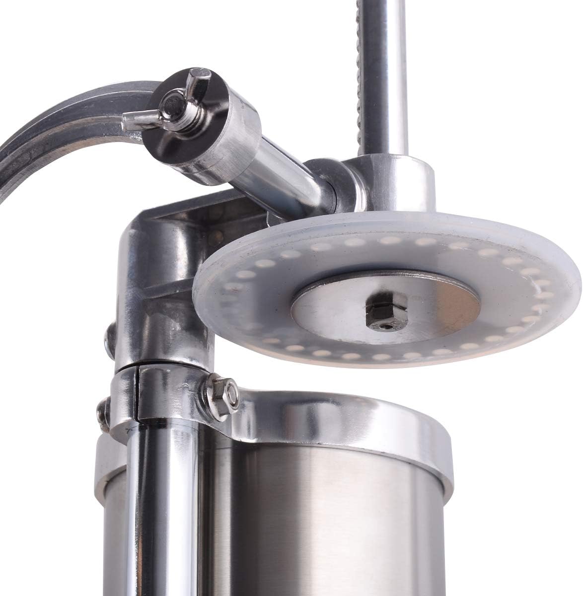 2,5 KG Insaccatrice per Salsiccia, Macchina per la Produzione di Salsicce, Insaccatrice Manuale per Uso Domestico, Salsicce Siringa con 4 Tubi di Riempimento