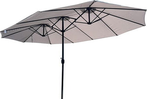 Ombrellone Trio Ovale Grigio