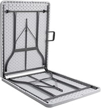 Tavolo Horeca rettangolare pieghevole bianco T1714183