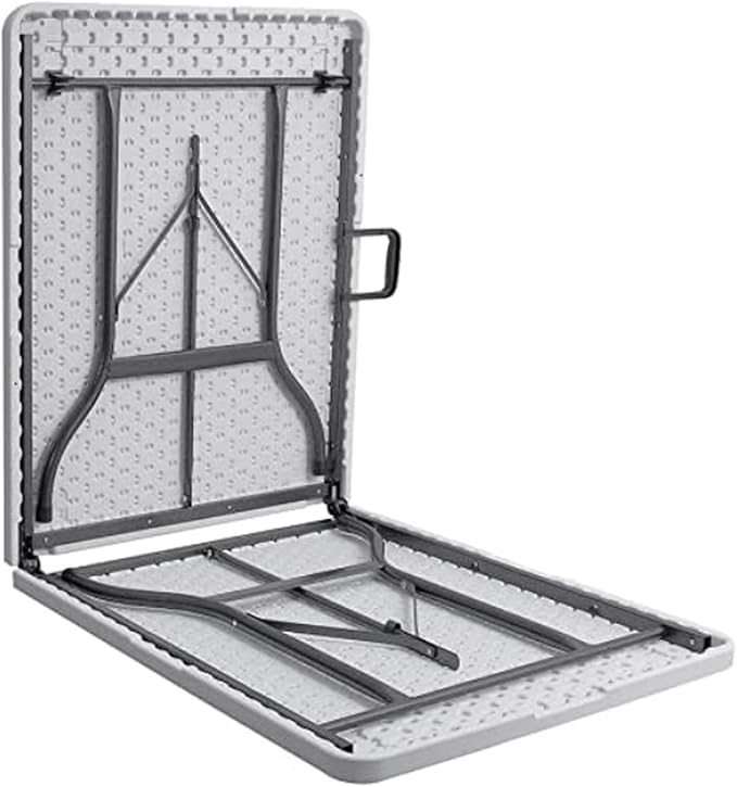 Tavolo Horeca rettangolare pieghevole bianco T1714183