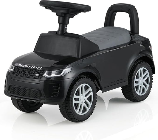 Macchinina Cavalcabile per Bambini, Macchina a Spinta con Clacson, Suoni del Motore e Spazio di Stoccaggio, Auto Giocattolo per Bambini da 1-3 Anni (Nero)