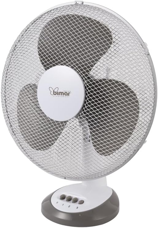 Bimar Ventilatore Tavolo VT415 40cm 3 Pale 3 Velocità Oscillazione Inclinazione Motore 45W