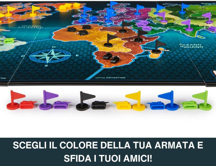 Editrice Giochi, Risiko, Giochi in Scatola, Risiko Classico Edizione 2023, Giochi di Società e Strategia per Famiglia e