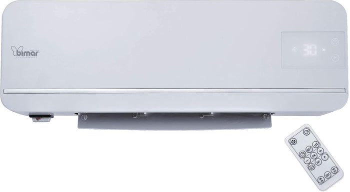 Bimar AMA05 Termoventilatore da Bagno Ceramico - Termoventilatore Basso Consumo - Scaldabagno Elettrico 2000W