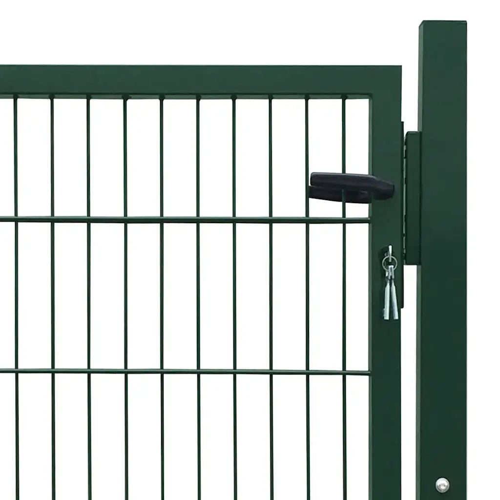 Cancello per Recinzione 2D (Singolo) Verde 100x80 cm 141747