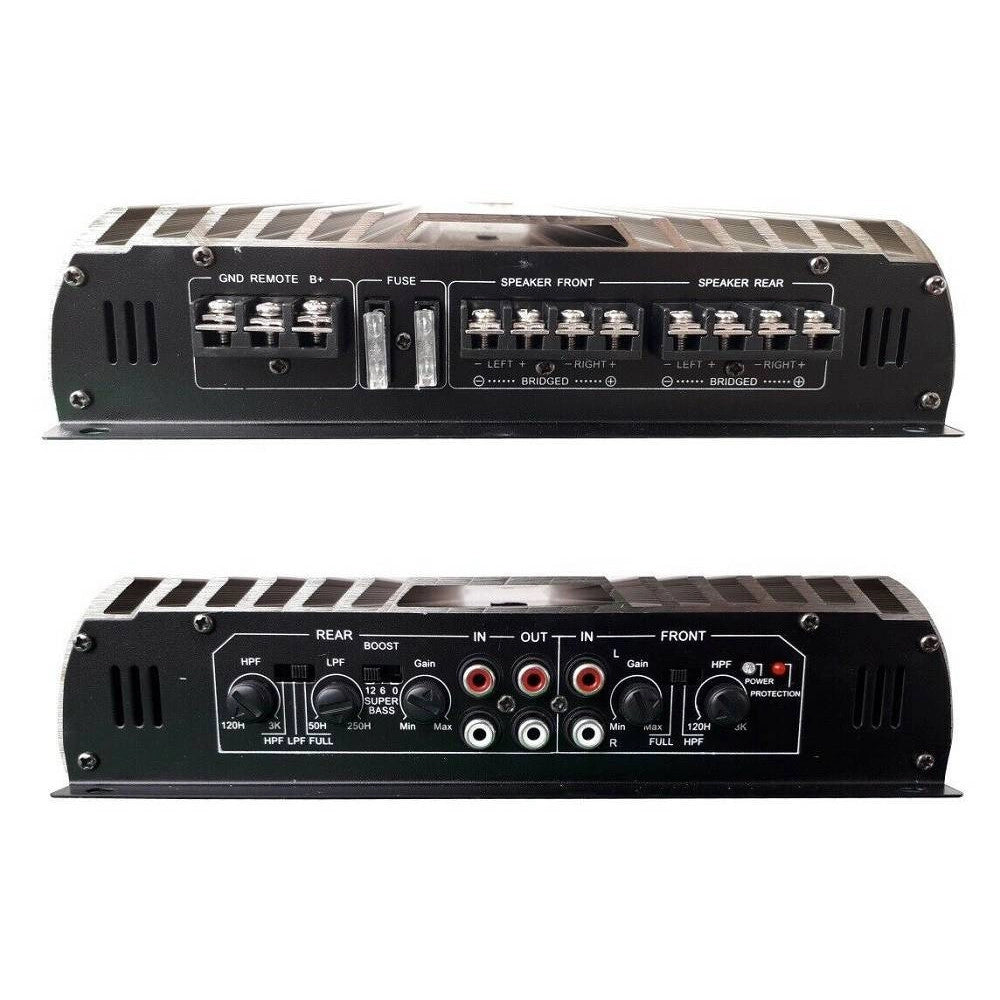 Trade Shop - Amplificatore Auto Stereo Audio 4 Canali 2800w Watt 12v Tp-m668 -