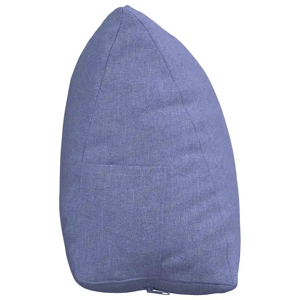 Cuscino per Schiena Blu jeans 45 x 20 x 35 cm Tessuto 42015016