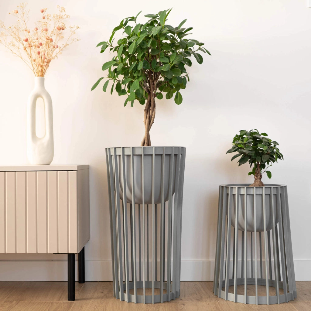 Inserto per vaso da fiori rotondo KADAX Loft, grigio, 24 cm