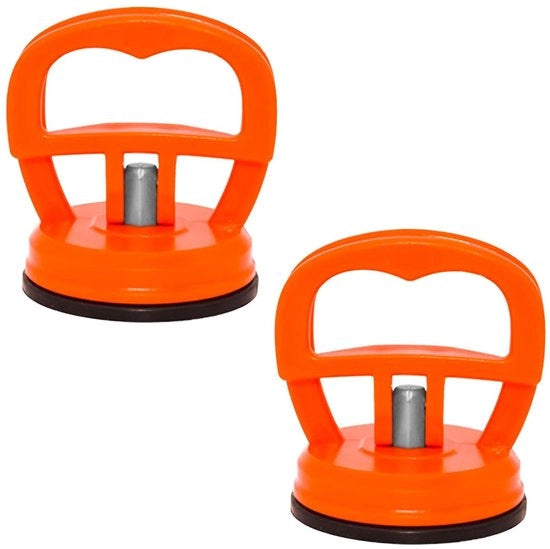 JNNJ 2-pack zuignap per autodeuken, zware zuignaplifter per autodeuken, zware vacuümzuignaplifter per il rimozione delle deucazioni (arancione)