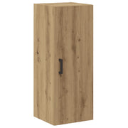 Armadietto a Muro | Mobile a Parete Rovere Artigianale 34,5x34x90 cm in Truciolato