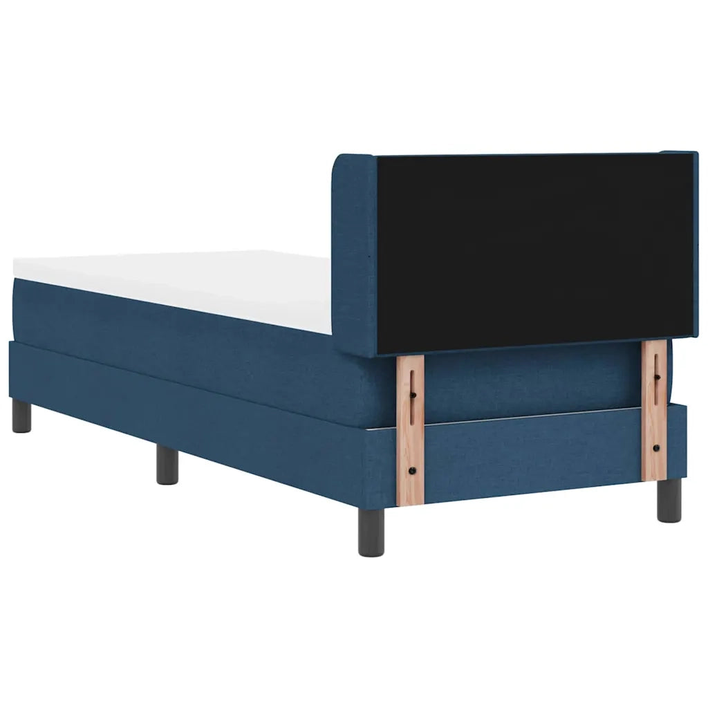 Letto a molle con testiera Blu 200 x 80 cm Tessuto 3341138