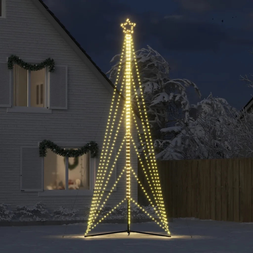 Albero di Natale a LED-Luci decorative natalizie 861 LED Bianco Caldo 478 cm