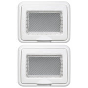 Coperchio ip55 bianco compatibile matix per protezione elettrica *** numero pezzi 2, confezione 1