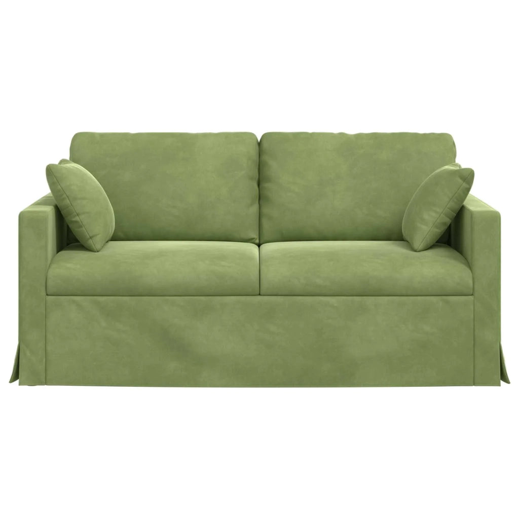 Divano Verde chiaro 158 x 78 x 80 cm Velluto