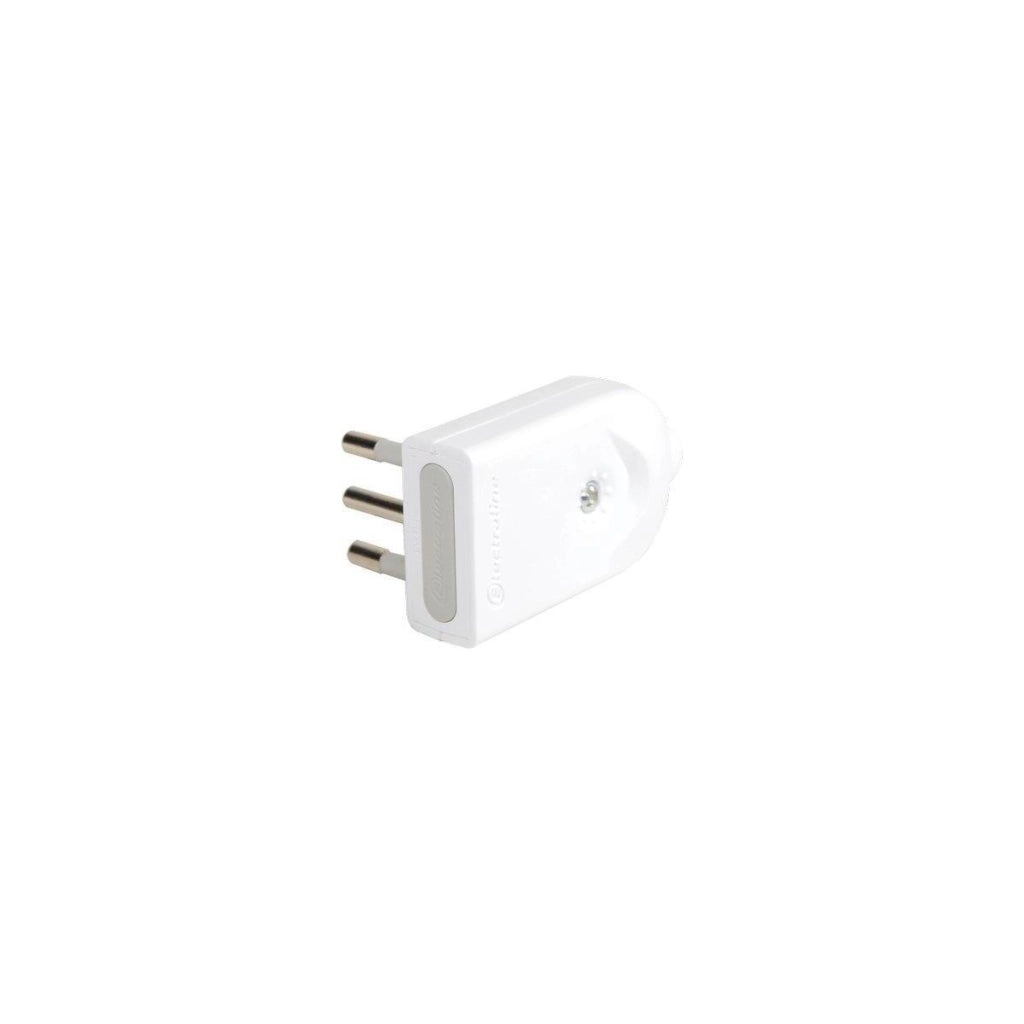 SPINA MOBILE ORIENTABILE 10A 2P+T - Bianco - ELECTRALINE