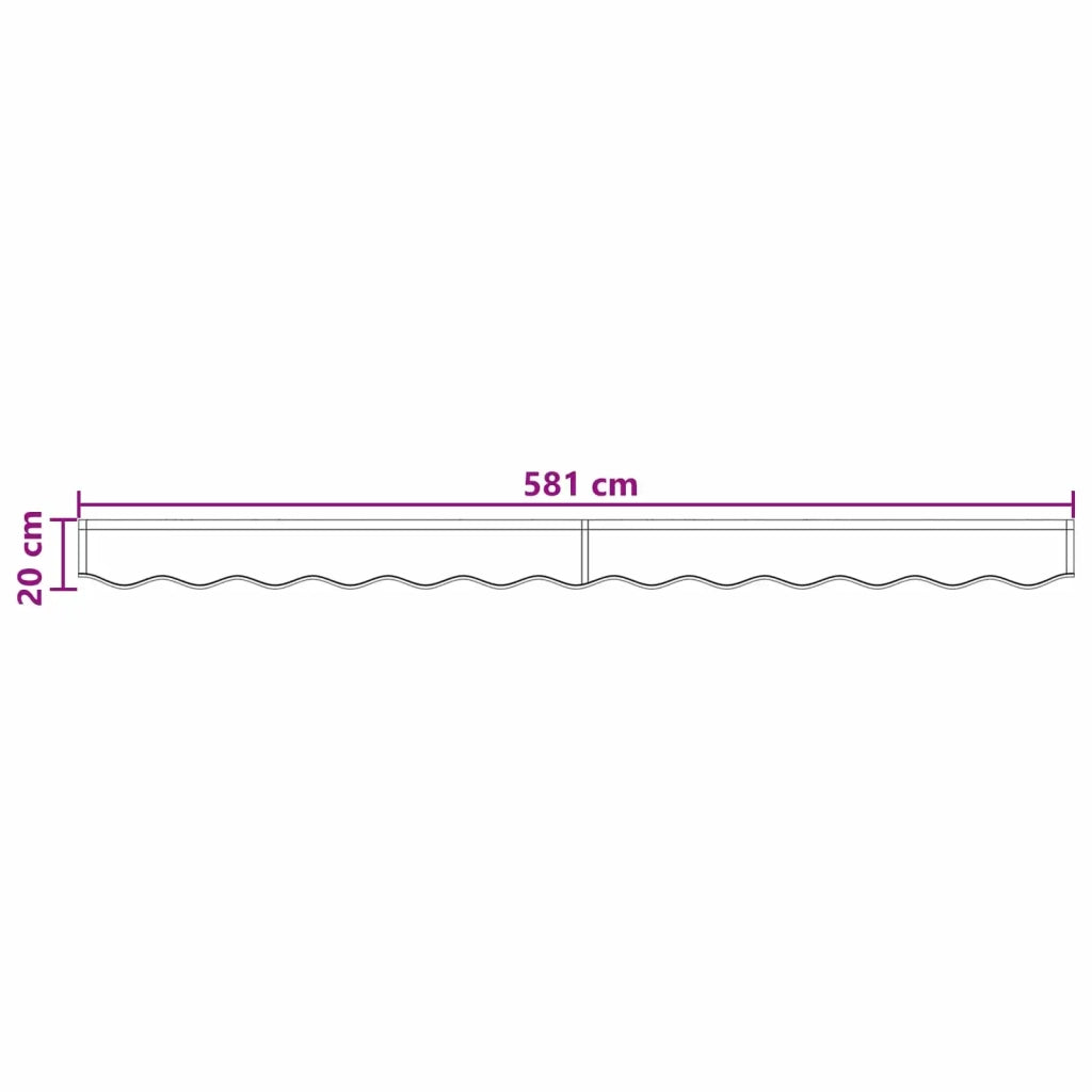 Sostituzione della mantovana per tenda Tortora 581 x 20 cm 965037