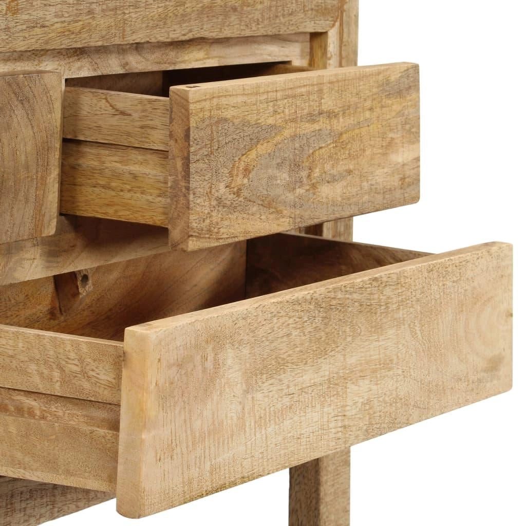 Buffet credenza mobiletto consolle mobile contenitore 120 cm legno massello di mango 4402254