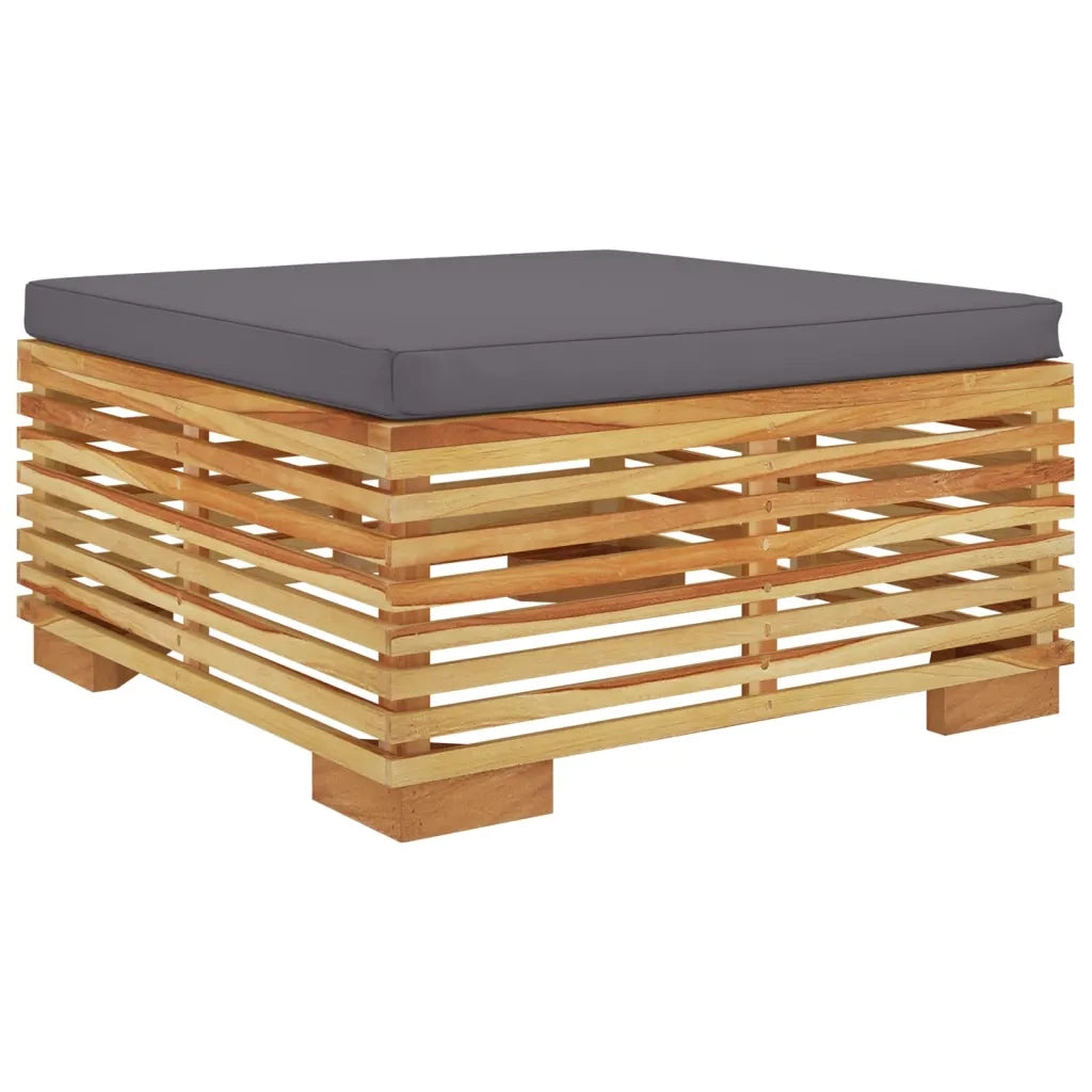 Set Divani da Giardino 6 pz con Cuscini Legno Massello di Teak 3100858