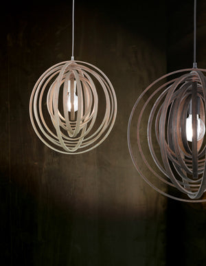 Lampada a Sospensione da Interno  E27 in Legno naturale Colore di Legno