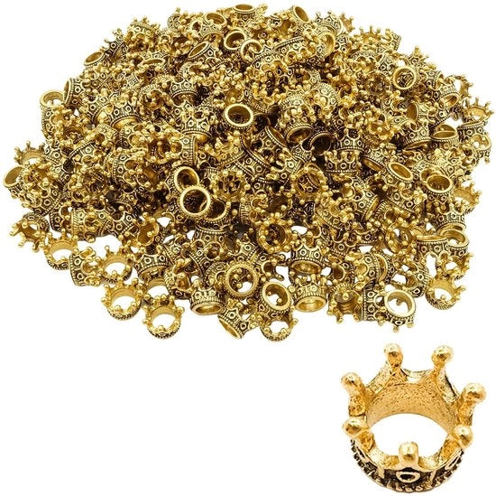 Accessori DIY per gioielli - Mini corone - 150 pezzi - Materiali di alta qualità - Leggero - Utili per creare gioielli