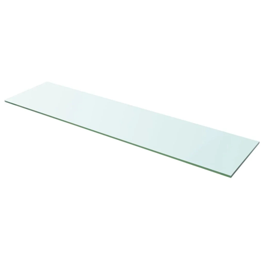 Pannello per mensola in vetro trasparente 100 x 25 cm 2702210/2