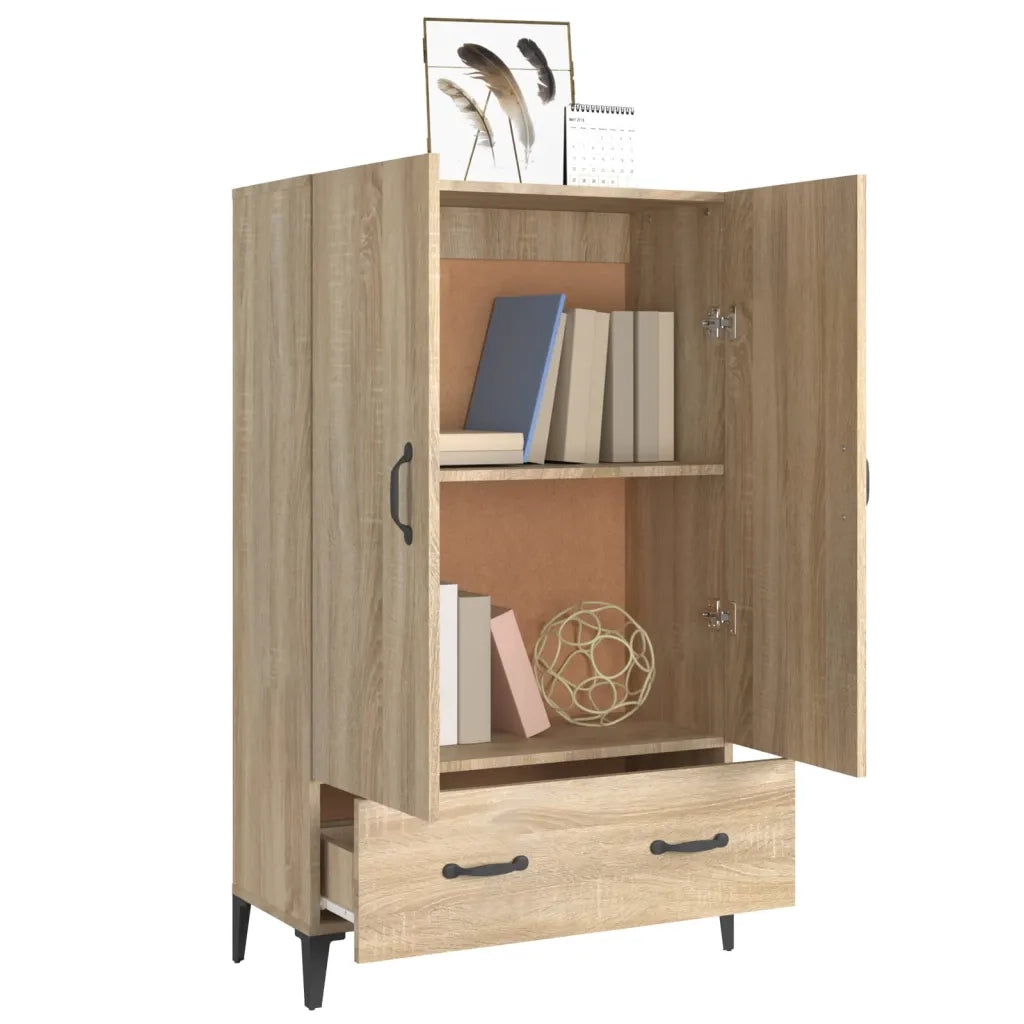 Credenza Rovere Sonoma 70x31x115 cm in Legno Multistrato 812540