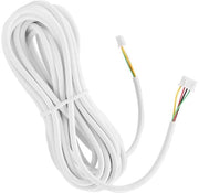 Cavo 4-filari Flexibile - Cavo in Rame - Isolato in PVC - Per Intercom Video - Lunghezza 10m - Diametro 0,3mm - Cavo per Porta