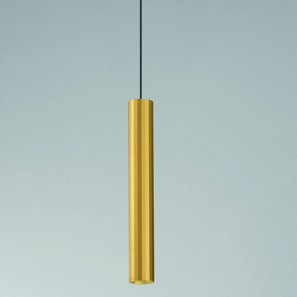 TUBO LED PER SISTEMA BINARIO  SHIFT ORO 48V IN METALLO 6W 3000K 730LM Ø40XH300MM