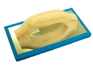 FRATTONE IN SPUGNA BLU MANICO LEGNO- - cm.23,5x10,5 - 2 pezzi ALTE