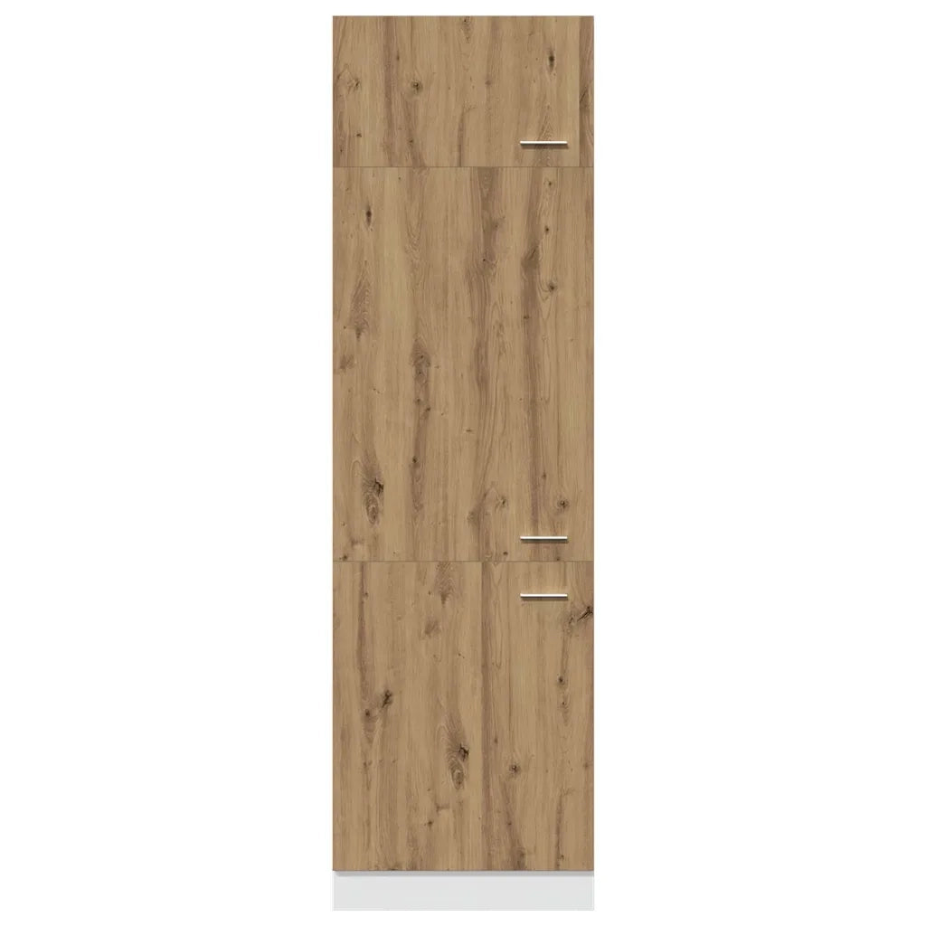 Mobile per Frigo “Lyon” Rovere Artigianale 60x57x207 cm