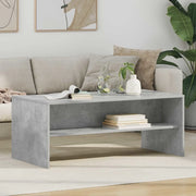 Tavolino da salotto Grigio cemento 100 x 50 x 40 cm