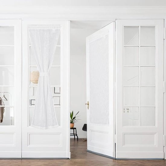 Tendenza - Tende Cortine Corte Misura 60x240cm - Semi-trasparenti - Filtro Luce - 2 Pezzi - Borsa di Deposito - Ideali per Salotto/Camera da Letto - Tende